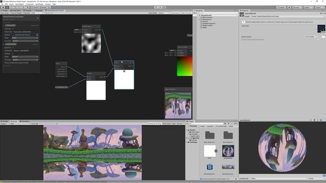 2D Water Reflection Shader Graph - Easy Unity Tutorial смотреть онлайн