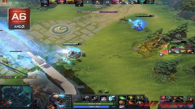 AMD A6 3670 APU DOTA 2 смотреть онлайн