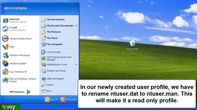 Windows XP - Roaming and Mandatory User Profiles смотреть онлайн