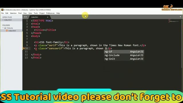 CSS Font Family - CSS Fonts - CSS Tutorial Part 37 смотреть онлайн