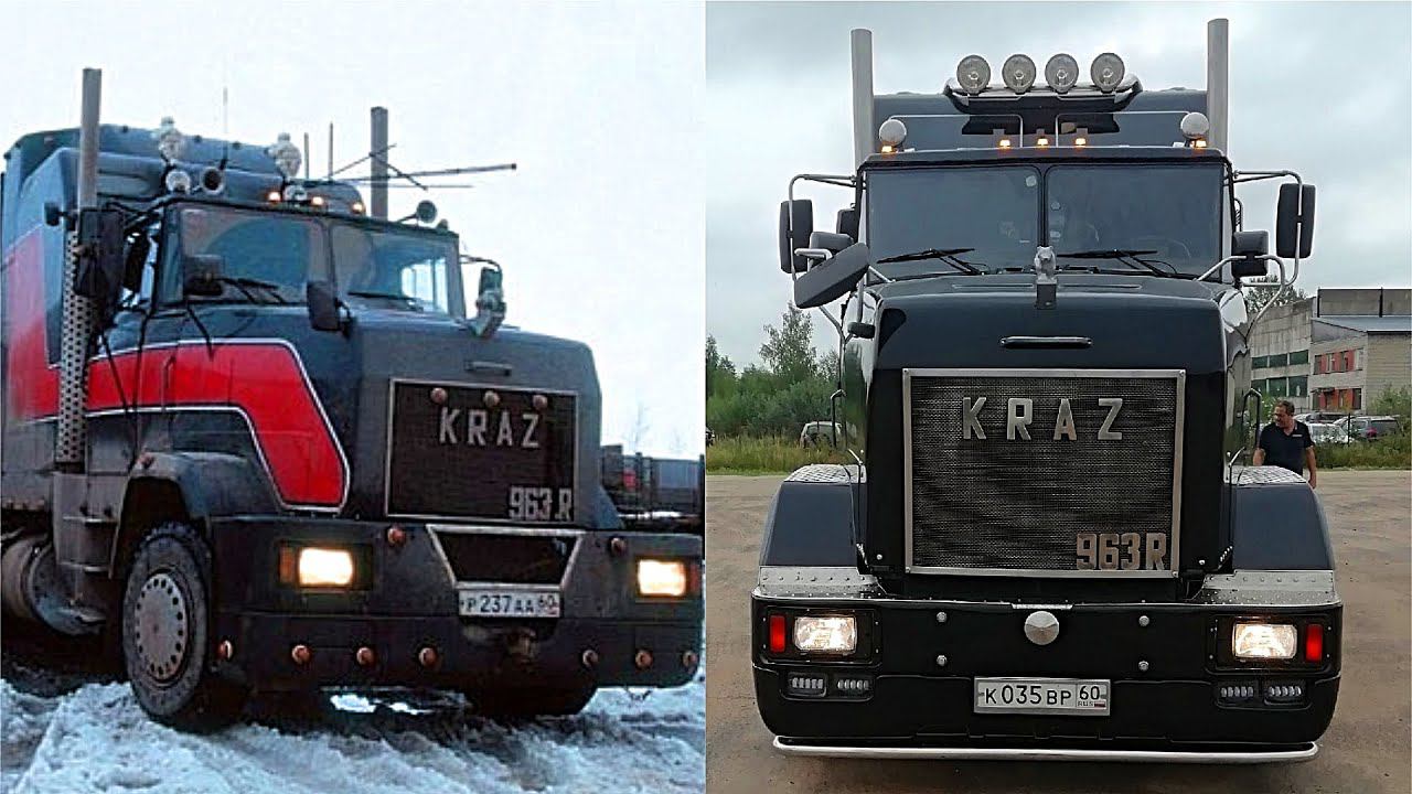 Так выглядит сейчас КрАЗ умельца из Пскова, на его переделку ушло 13 лет! смотреть онлайн