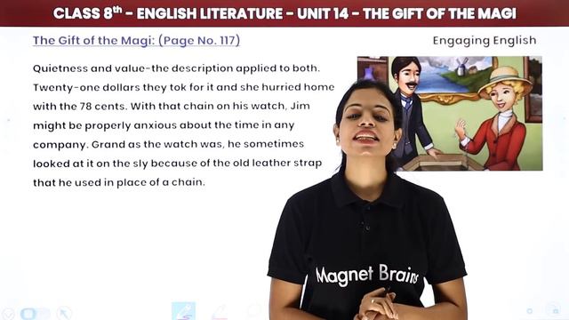 Engaging English Class 8 Unit 14 | The Gift of the Magi Explanation смотреть онлайн