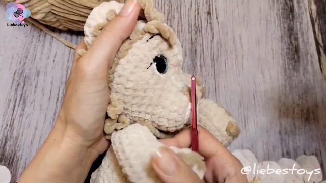 Как связать гриву льву? Мой личный способ - эффект густой гривы? лев амигуруми, лев крючком смотреть онлайн