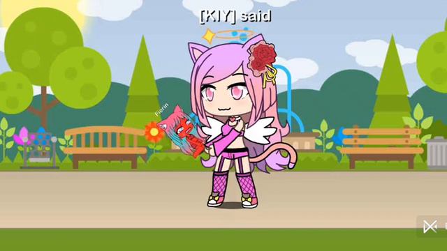 розовая кошка😸 ета ні я #gacha_life мем 🤣 смотреть онлайн