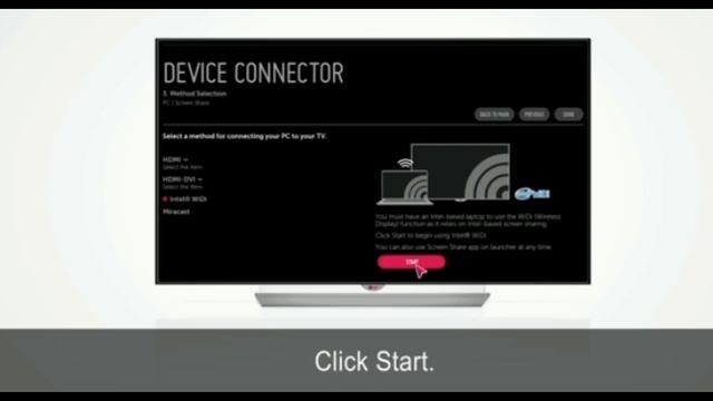 How to Share your Windows 7 or 8 Screen on your LG webOS TV смотреть онлайн