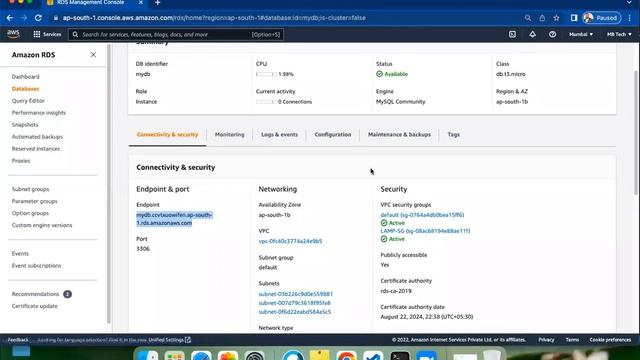 AWS Tutorial | Amazon RDS LAB | Connect RDS DB instance from CLI and API | Session - 2 смотреть онлайн