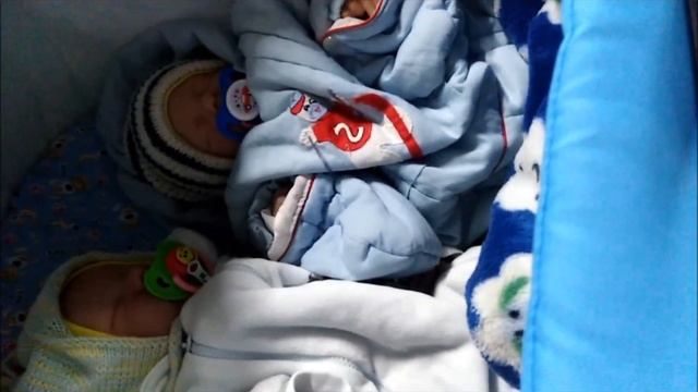 С реборнами двойняшками идём гулять Реакция людей смотреть онлайн