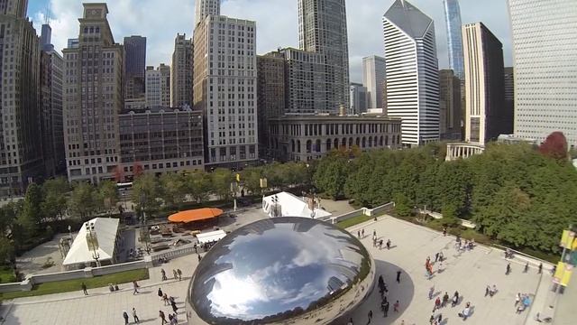 Cloud Gate, Millennium Park, Chicago, IL / Облачные врата в Чикаго / 17.10.14 смотреть онлайн