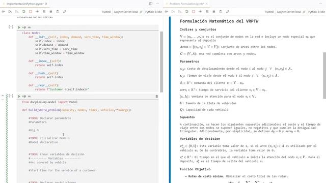CPLEX & Python Tutorial 4 | Vehicle Routing Problem - VRPTW | PARÁMETROS смотреть онлайн