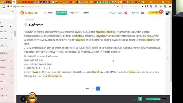 Венгерский за месяц. День 17. Читаем любимую книгу (Библию, Бытие 2) ч.2