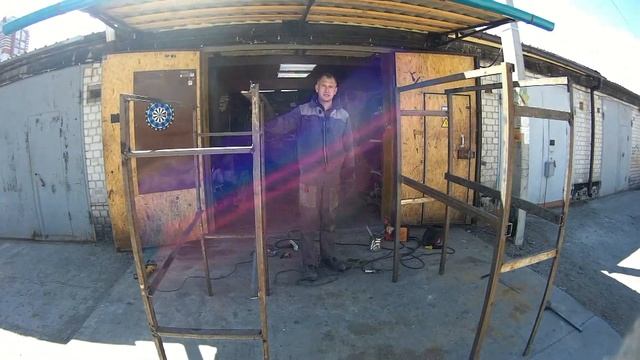 Стеллажи для гаража своими руками смотреть онлайн