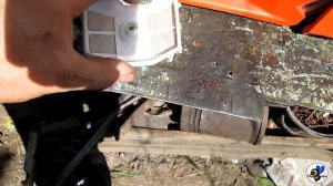 Бензопила, доработка  фильтра воздухоочистителя