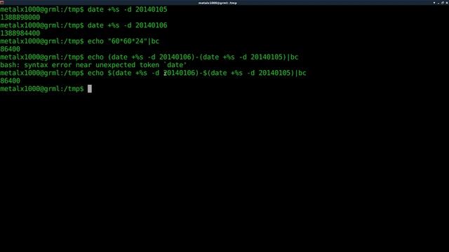 Difference Between Two Dates Linux BASH Shell Script Tutorial смотреть онлайн