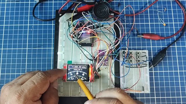 VFO WITH SI5351 + ESP32 + TFT ST7735