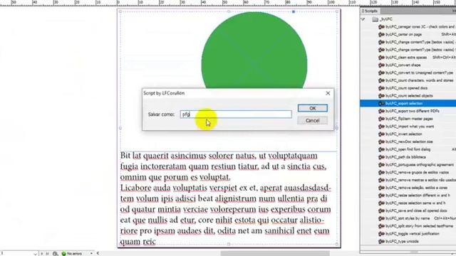 InDesign JavaScript by LFCorullón | Export selection смотреть онлайн
