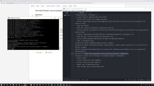 Creazione DB ? PostGIS in cloud per QGIS in 10 minuti (DigitalOcean + Postgres) [eng-sub] смотреть онлайн