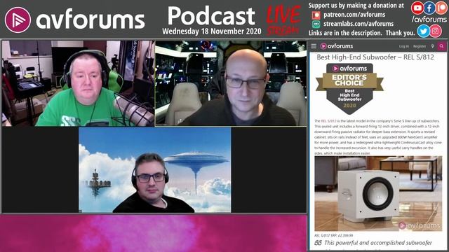 Podcast: Best Home AV Products of 2020, B&W 705 Sig Review + Film & TV show news reviews and more.. смотреть онлайн