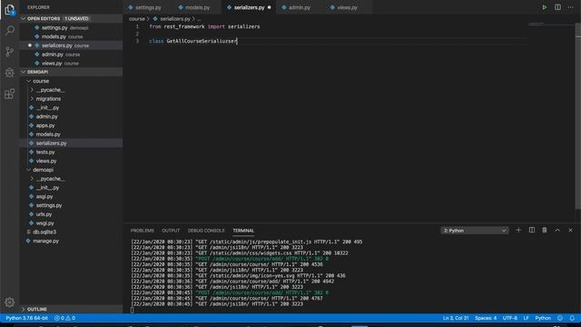Django cơ bản - Get json từ API django rest framework смотреть онлайн