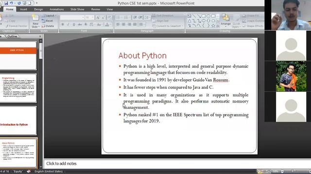 17 SEP CSE 1st Python introduction смотреть онлайн