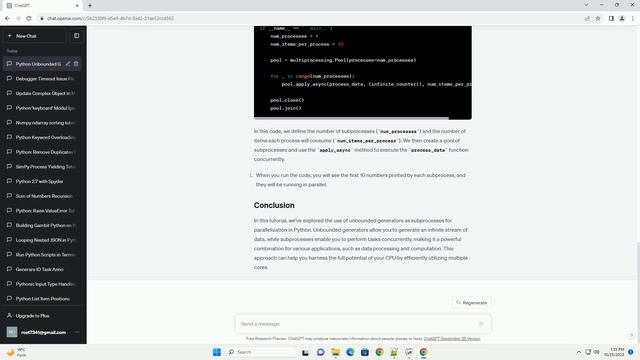 Python unbounded generators as sub processes Parallelisation смотреть онлайн