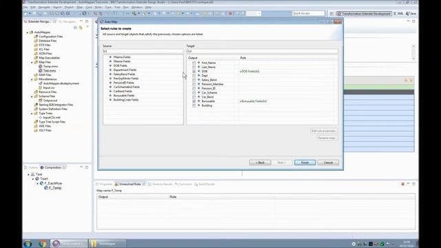 Using the Auto Mapper in IBM Transformation Extender Design Studio смотреть онлайн