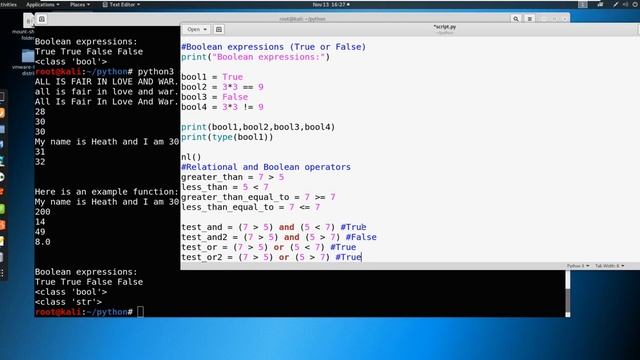 7 Introduction to Python - Relational and Boolean Operators смотреть онлайн