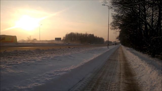 Влог. Выпал снег, смотрим сарай, идём в строительный магазин, гуляем по окрестностям смотреть онлайн