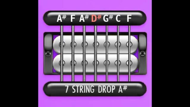 Perfect Guitar Tuner (7 String Drop A# / Bb = A# F A# D# G# C F) смотреть онлайн