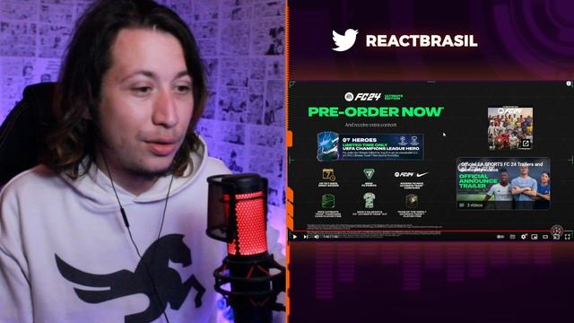 EA SPORTS FC™ 24 | Trailer oficial de revelação de jogabilidade | REACT DO MORENO смотреть онлайн