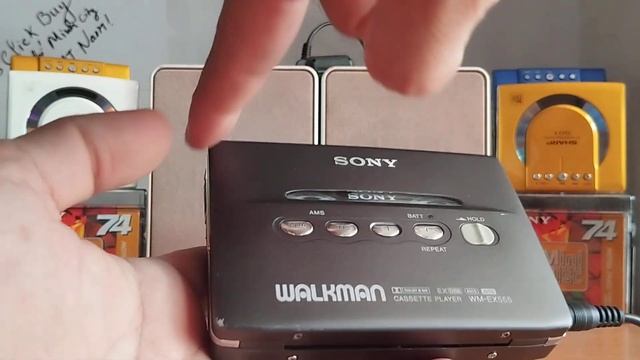 Sony Walkman cassette player WM EX 555 Máy nghe nhạc cassette cầm tay смотреть онлайн
