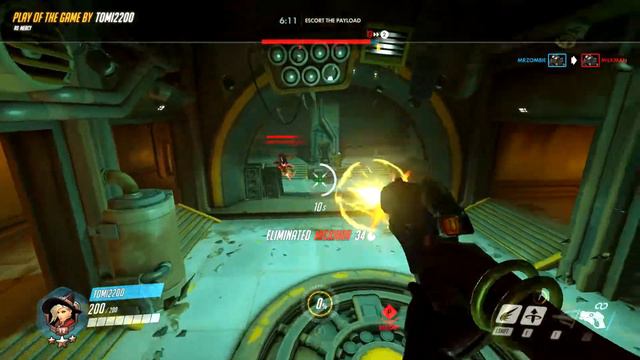 Overwatch Mercy Play of the Game #1 смотреть онлайн