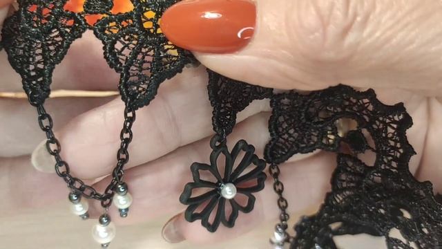 Чокер и серьги в стиле "Готический стимпанк" Мои работы #41 смотреть онлайн