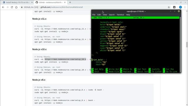 001 - Instalando o nodejs no linuxmint 19 2 tina смотреть онлайн