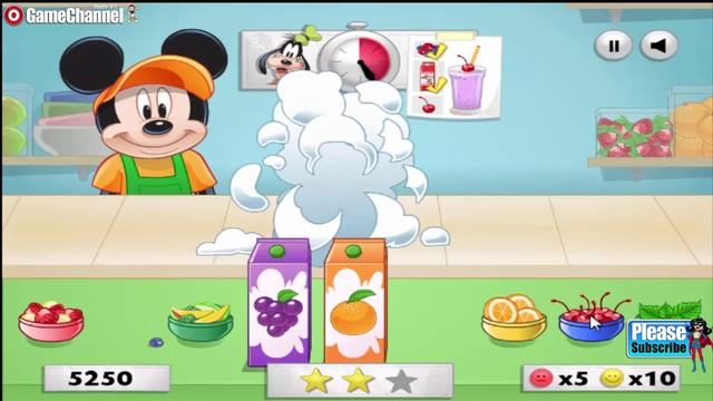 Mickey's Blender Bonanza Mickey Mouse Club House Disney Junior Games ONLİNE FREE GAMES смотреть онлайн