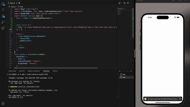 HTML Rendering in React Native with react-native-render-html смотреть онлайн