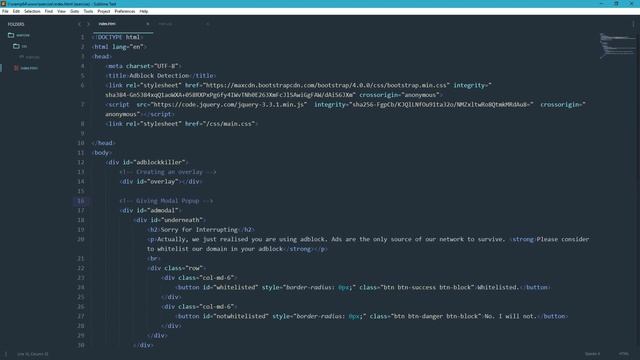 AdBlock Detection and its tracking through Google Analytics смотреть онлайн