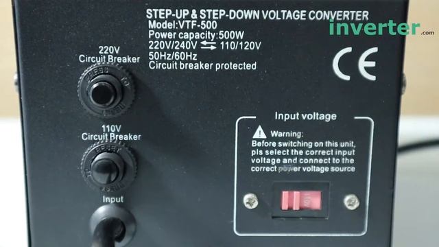 500W Step Up/Stepdown Transformer | Voltage Converter 110V To 220V