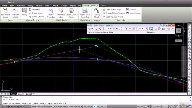 DISEÑO DEL PERFIL EN AUTOCAD CIVIL 3D смотреть онлайн