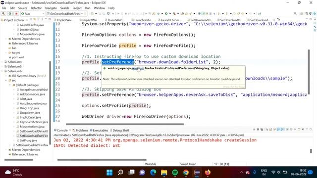 How To Set Download Path in Firefox using Selenium Java смотреть онлайн