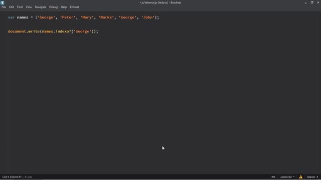 IndexOf & LastIndexOf Method in Javascript - Part 1 - 58 смотреть онлайн
