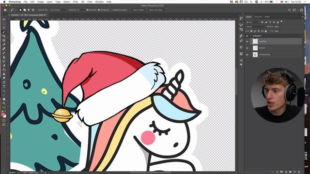 Creating a Redbubble Sticker - Full Photoshop Tutorial смотреть онлайн