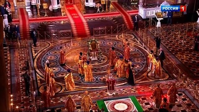 "Пасха Христова".Прямая трансляция Пасхального богослужения из Храма Христа Спасителя 24 АПРЕЛЯ 202 смотреть онлайн