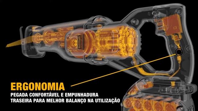 Serra Sabre à Bateria Dewalt Flexvolt 60V DCS388T2 ANT Ferramentas