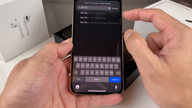 iPhone 12 Pro How to Set / Change Location for Weather App смотреть онлайн