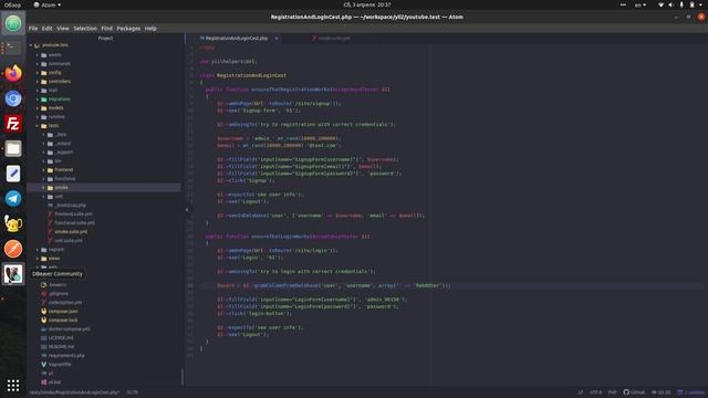 Изучаем Codeception #7. Интеграционное тестирование. Подключаем модуль Db для тестирования БД смотреть онлайн