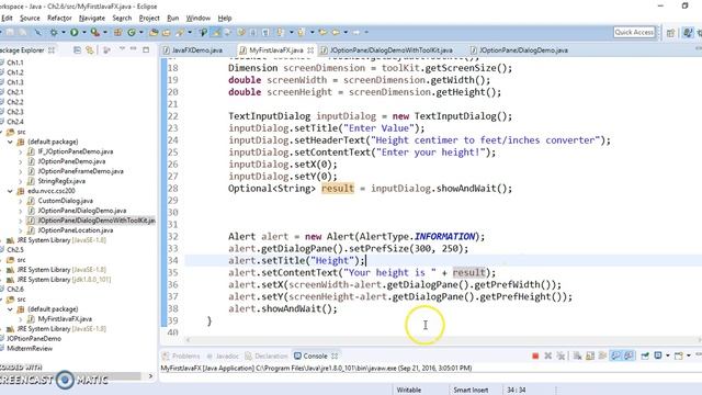 Chapter2 5 CSC200 JavaFXInputDialog смотреть онлайн