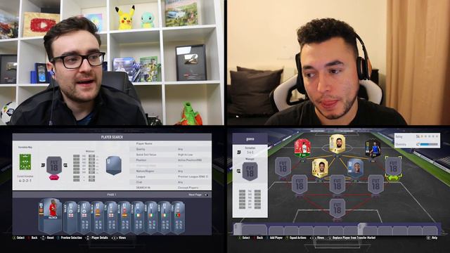 FIFA 18 SQUAD BUILDER SHOWDOWN!!! UPGRADED ONE TO WATCH WALCOTT!!! смотреть онлайн