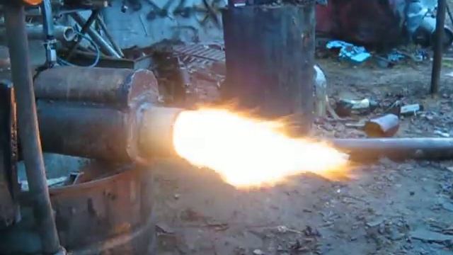горелка на отработке для плавки алюминия смотреть онлайн
