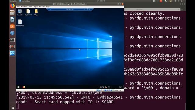 PyRDP Demo with a Payload on Connection смотреть онлайн