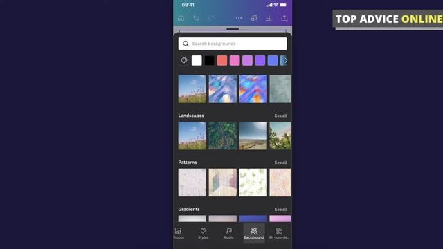 How To Add / Change Background On Canva Mobile App смотреть онлайн
